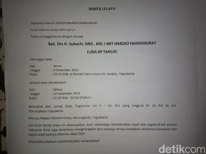Subechi Eks Wabup Gunungkidul Meninggal Dunia Karena Sakit