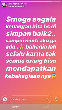 Instagram Stories Aida Saskia