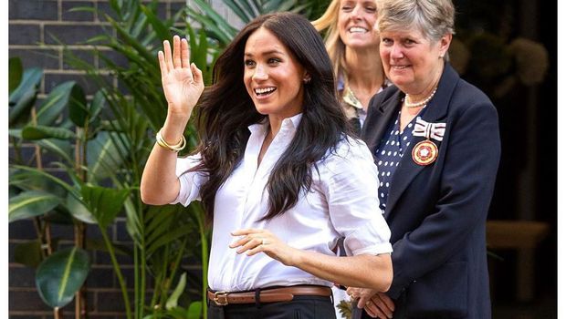 Senyum 'Palsu' Meghan Markle yang Ajukan Gugatan Hukum 