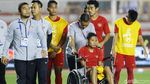Potret Evan Dimas di Kursi Roda Usai Dapat Tekel Kasar Pemain Vietnam