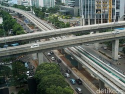 Mantap! LRT Jabodebek Sudah Diuji Coba