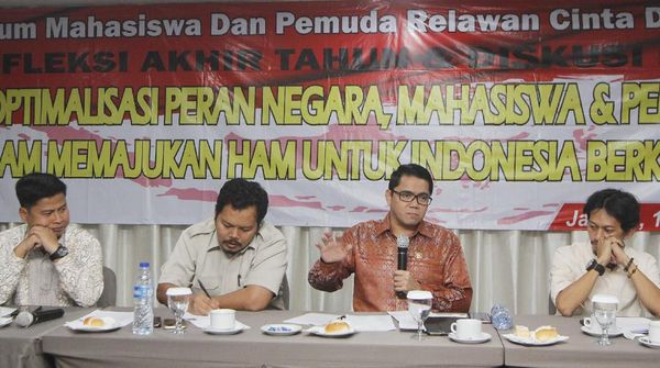 Diskusi Peringatan Hari HAM Bareng Mahasiswa dan Pemuda
