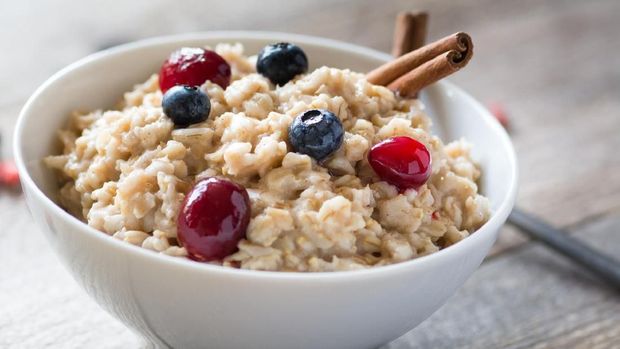 ilustrasi oatmeal