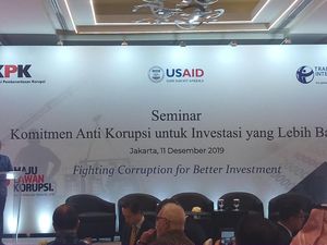 Buka Seminar Antikorupsi demi Investasi, Agus Rahardjo Ungkit Revisi UU KPK Buka Seminar Antikorupsi demi Investasi, Agus Rahardjo Ungkit Revisi UU KPK