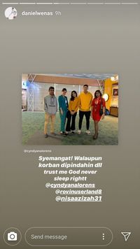 Dukungan Daniel Wenas untuk Cyndyana Lorens