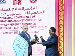 Fadli Zon Raih Champion of Corruption Awards dari Parlemen Antikorupsi Afrika
