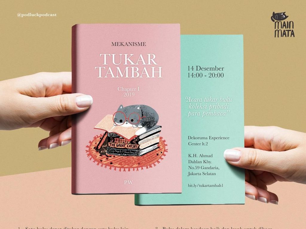 Yuk, Saling Tukar Tambah Buku di Acara Ini Yuk, Saling Tukar Tambah Buku di Acara Ini