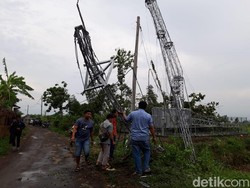 Puting Beliung di Boyolali: Pohon hingga Tower BTS Ambruk