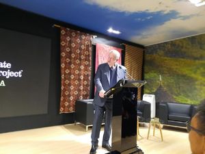 Bicara di Paviliun Indonesia, Al Gore Singgung Kebakaran Hutan