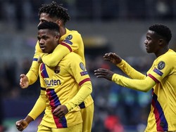 Bingungnya Ansu Fati Ketika Golnya Bikin Meazza Hening Seketika