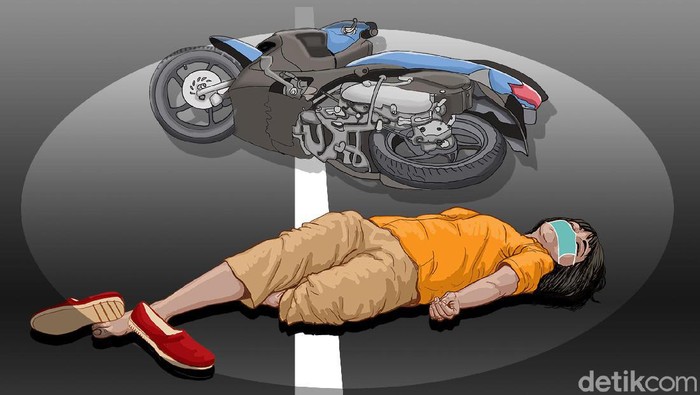 Pengendara Motor Tewas Usai Tabrakan dengan Truk di Deli Serdang