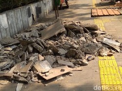 Pemprov DKI Bongkar Trotoar Cikini, Pengamat: Perencanaan Tidak Matang