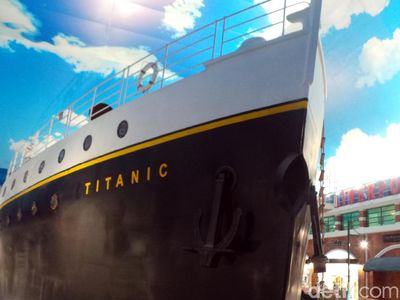 Foto: Cuma di Trans Studio Bali, Ada Kapal Titanic