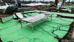 Potret Bangunan di Boyolali yang Ambruk Disapu Puting Beliung
