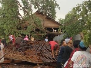 Hujan Disertai Lisus di Klaten, Seorang Bocah Tewas dan 4 Luka