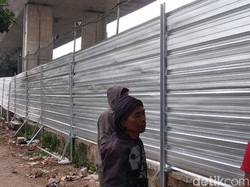 Usai Penggusuran, Area Lahan Rumah Deret Tamansari Bandung Dipagari