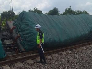 Kereta Angkut Semen Anjlok di Blora, KAI Pastikan Jadwal Perjalanan Aman