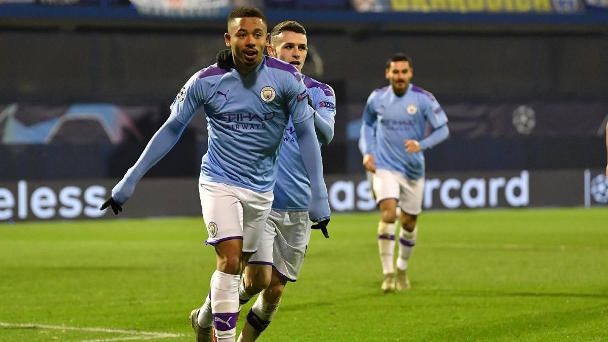 Gabriel Jesus mencetak hat-trick ke gawang Dinamo Zagreb (Foto: Dan Mullan/Getty Images)