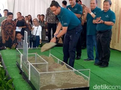 Tuang Pasir, Anies Resmikan Proyek Rumah DP Rp 0 Jilid II