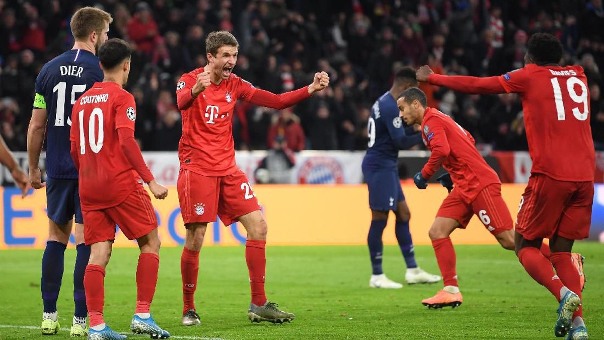 Bayern Munich mengalahkan Tottenham Hotspur 3-1. (Foto: Michael Regan / Getty Images)