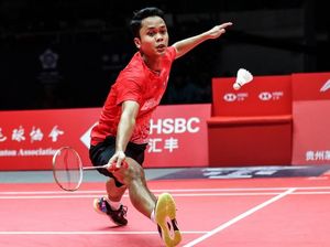 Anthony Kalahkan Chen Long di Laga Kedua BWF Finals