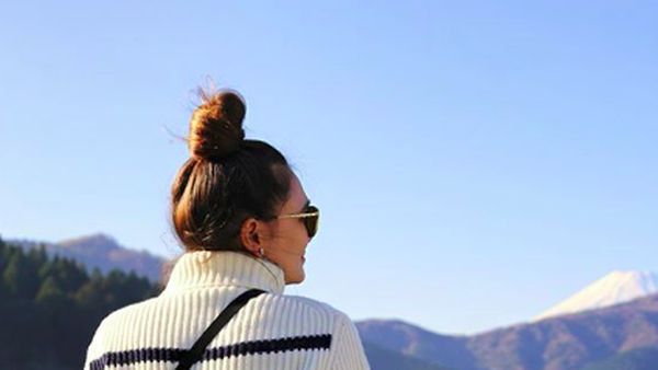 Potret Liburan Akhir Tahun ala Luna Maya: Main ke Jepang