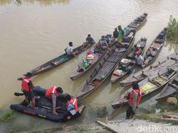 Sungai Kampar Riau Meluap, 200 Rumah Tergenang Banjir