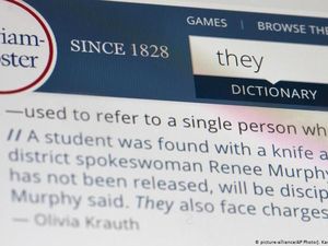 They Dinobatkan Sebagai Kata Tahun Ini versi Merriam-Webster Dictionary