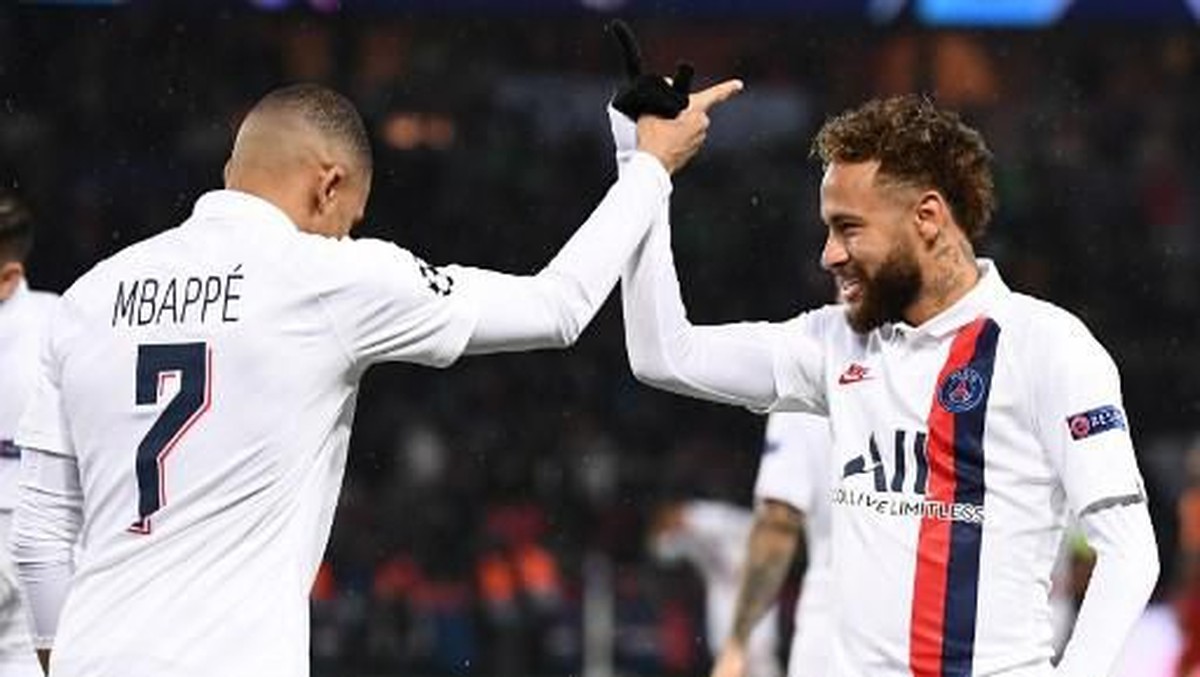 PSG menang 5-0 atas Galatasaray (Foto: FRANCK FIFE / AFP)