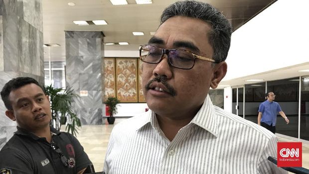 Wakil Ketua MPR Jazilul Fawaid saat ditemui di Kompleks Parlemen, Senayan, Jakarta pada Jumat (13/12)