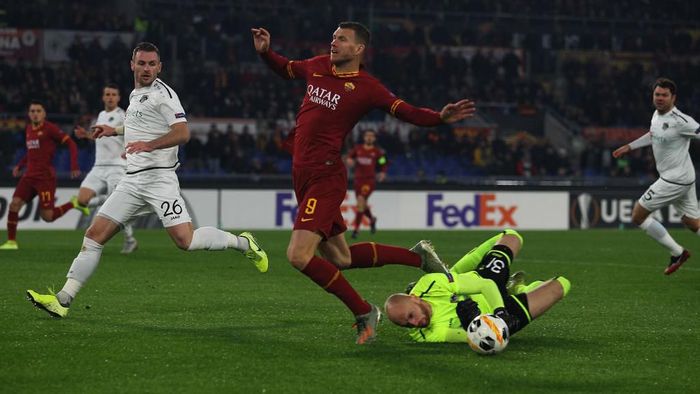 AS Roma gagal menang atas Wolfsberger karena terlalu meremehkan lawan (Foto: Paolo Bruno/Getty Images)