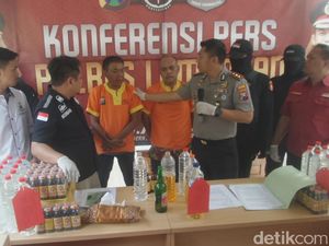 Pengoplos dan Pemasok Miras Sebabkan Warga Lamongan Tewas Ditangkap