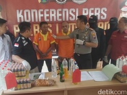 Pengoplos dan Pemasok Miras Sebabkan Warga Lamongan Tewas Ditangkap