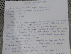 Ngaku Salah dan Minta Maaf, Ini Isi Surat Pemobil Mewah Ugal-ugalan