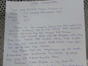 Ngaku Salah dan Minta Maaf, Ini Isi Surat Pemobil Mewah Ugal-ugalan Ngaku Salah dan Minta Maaf, Ini Isi Surat Pemobil Mewah Ugal-ugalan
