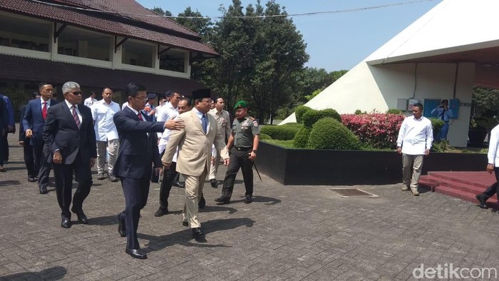 Menhan Prabowo Subianto (Foto: Eko Susanto-detikcom)