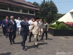 Menhan Prabowo Hadiri Sertijab Kepsek SMA Taruna Nusantara Magelang
