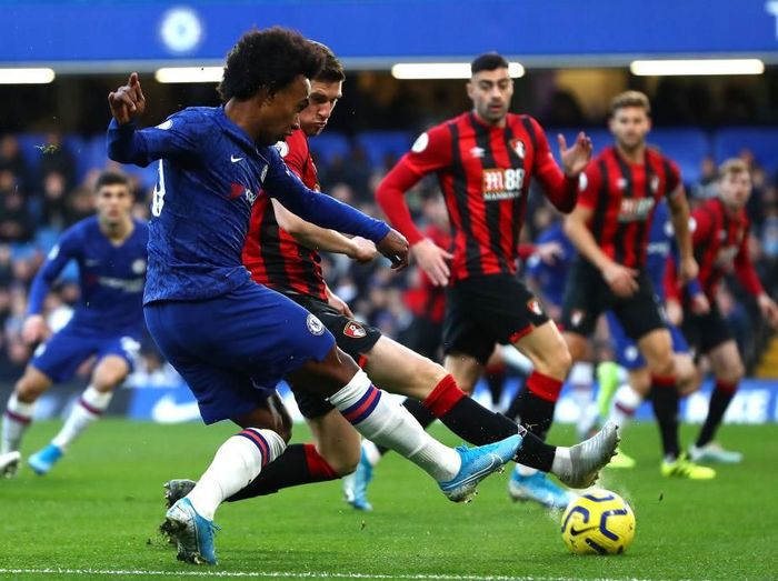 Chelsea tertahan 0-0 oleh Bournemouth di babak pertama (Foto: Clive Rose/Getty Images) Chelsea tertahan 0-0 oleh Bournemouth di babak pertama (Foto: Clive Rose/Getty Images)