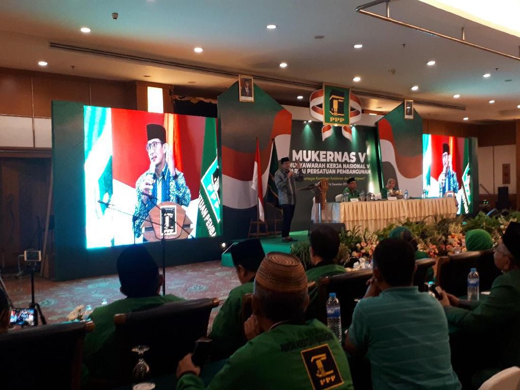 Hadiri Mukernas, Sandiaga Uno Minta PPP Perkuat Ekonomi Umat Hadiri Mukernas, Sandiaga Uno Minta PPP Perkuat Ekonomi Umat
