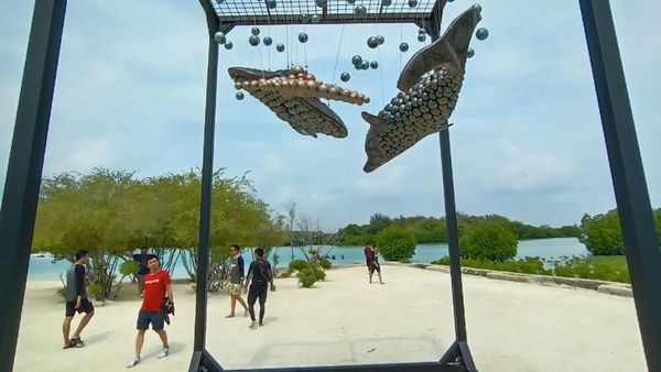 Potret Aneka Instalasi Seni Keren di Kepulauan Seribu