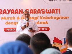 5 BUMN Bikin Aksi Sosial di Perayaan Saraswati Probolinggo