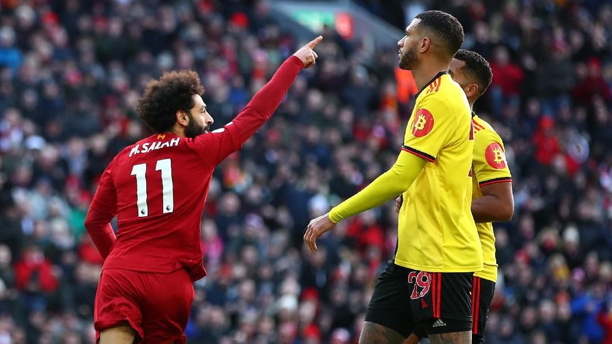 Mohamed Salah telah melewati torehan gol Luis Suarez di Liverpool. (Foto: Clive Brunskill / Getty Images)