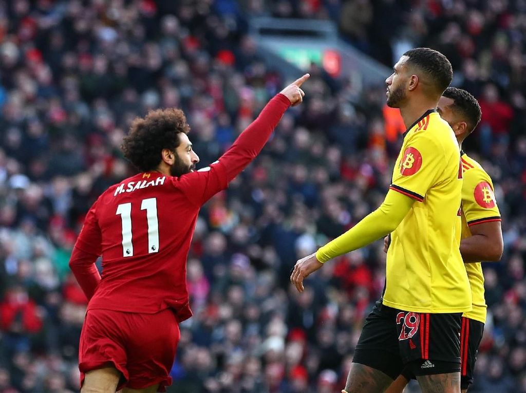 Salah Lewati Gol Luis Suarez di Liverpool Salah Lewati Gol Luis Suarez di Liverpool