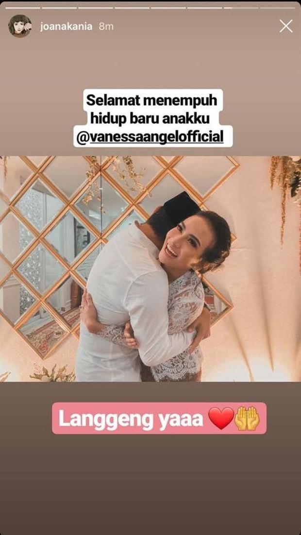 Pakai Kebaya Putih Menerawang, Vanessa Angel Tersenyum di Hari Bahagia