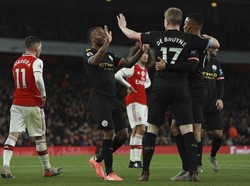 De Bruyne Cemerlang, City Hantam Arsenal 3-0