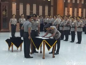 Momen Kapolri Lantik Irjen Listyo Sigit Jadi Kabareskrim