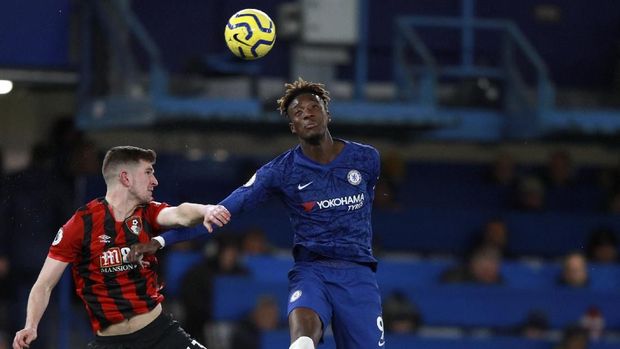 Tammy Abraham jadi salah satu andalan Frank Lampard di Chelsea.