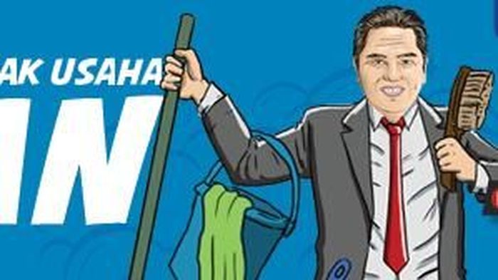 Erick Thohir Bersih-bersih (Foto: Zaki A/detikcom) Erick Thohir Bersih-bersih (Foto: Zaki A/detikcom)