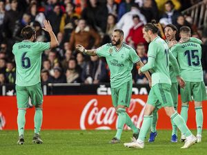 Ditahan Imbang Valencia 1-1, Real Madrid Gagal Gusur Barcelona