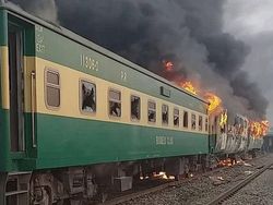 Tragis! Karena Masak Sarapan, 75 Penumpang Kereta Ini Tewas di Pakistan